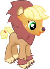 León valiente Applejack
