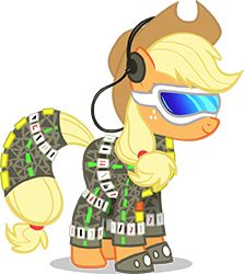 Applejack captura de movimiento