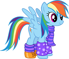 Rainbow Dash's Winter Gear