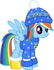 Rainbow Dash's Winter Gear
