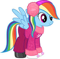 Rainbow Dash's Winter Gear