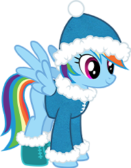 Rainbow Dash's Winter Gear