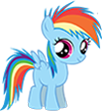 Young Rainbow Dash