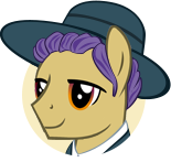 Pinstriped Gangster Pony