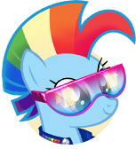 Retro Rainbow Dash