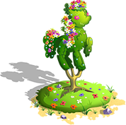 Blooming Pony Topiary