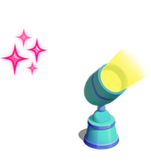 Right Yellow Spotlight