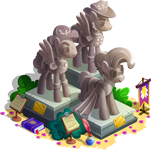 Statues of Wonderbolt Leaders