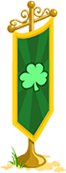 Lucky Clover Flag