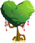 Single Heart Tree