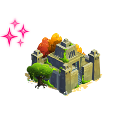 Pyramid-Shaped Temple