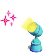 Left Yellow Spotlight