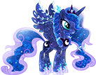 Crystal Princess Luna Hair Test