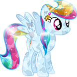 Crystal Rainbow Dash