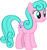 Cyan-Maned Future Townspony