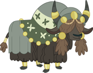 Decorated Yak