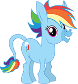 Donkey Rainbow Dash
