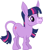 Donkey Twilight Sparkle