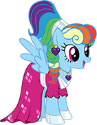 Fancy Rainbow Dash