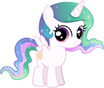 Filly Princess Celestia