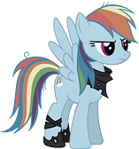 Mean Rainbow Dash