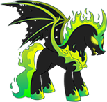 Mirror-Universe Pony of Shadows