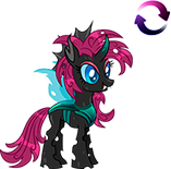 Dark Changeling Pinkie Pie