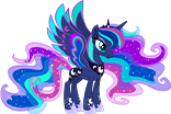 Rainbowified Luna