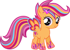 Rainbowified Scootaloo