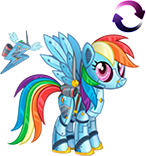 Robo Rainbow Dash