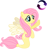 Fluttershy Seapony