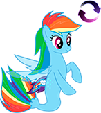 Rainbow Dash Seapony
