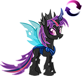 Dark Changeling Twilight Sparkle