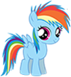 Young Rainbow Dash