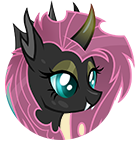 Dark Changeling Fluttershy