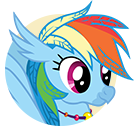 Rainbow Dash Hippogriff
