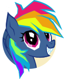 Pie-Hating Rainbow Dash