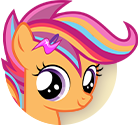 Rainbowified Scootaloo