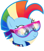 Retro Rainbow Dash