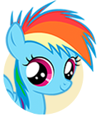 Young Rainbow Dash