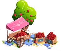 Apple Market Cart